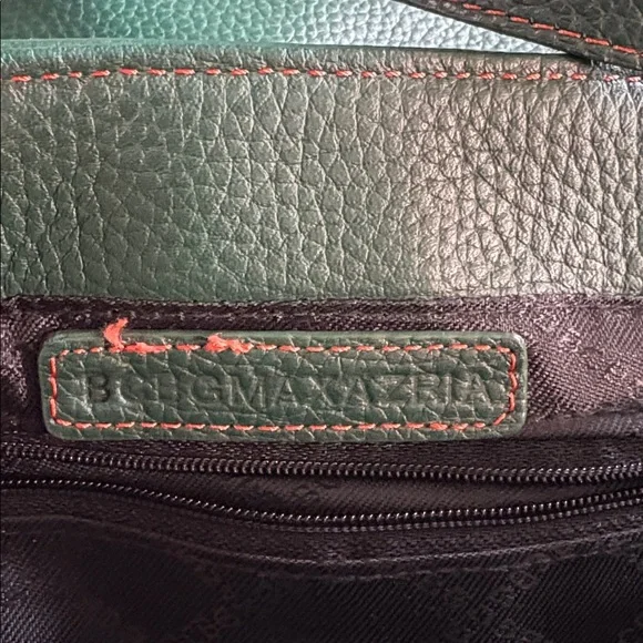 BCBGMaxAzria Vintage Green Saddle Bag - Picture 5 of 6